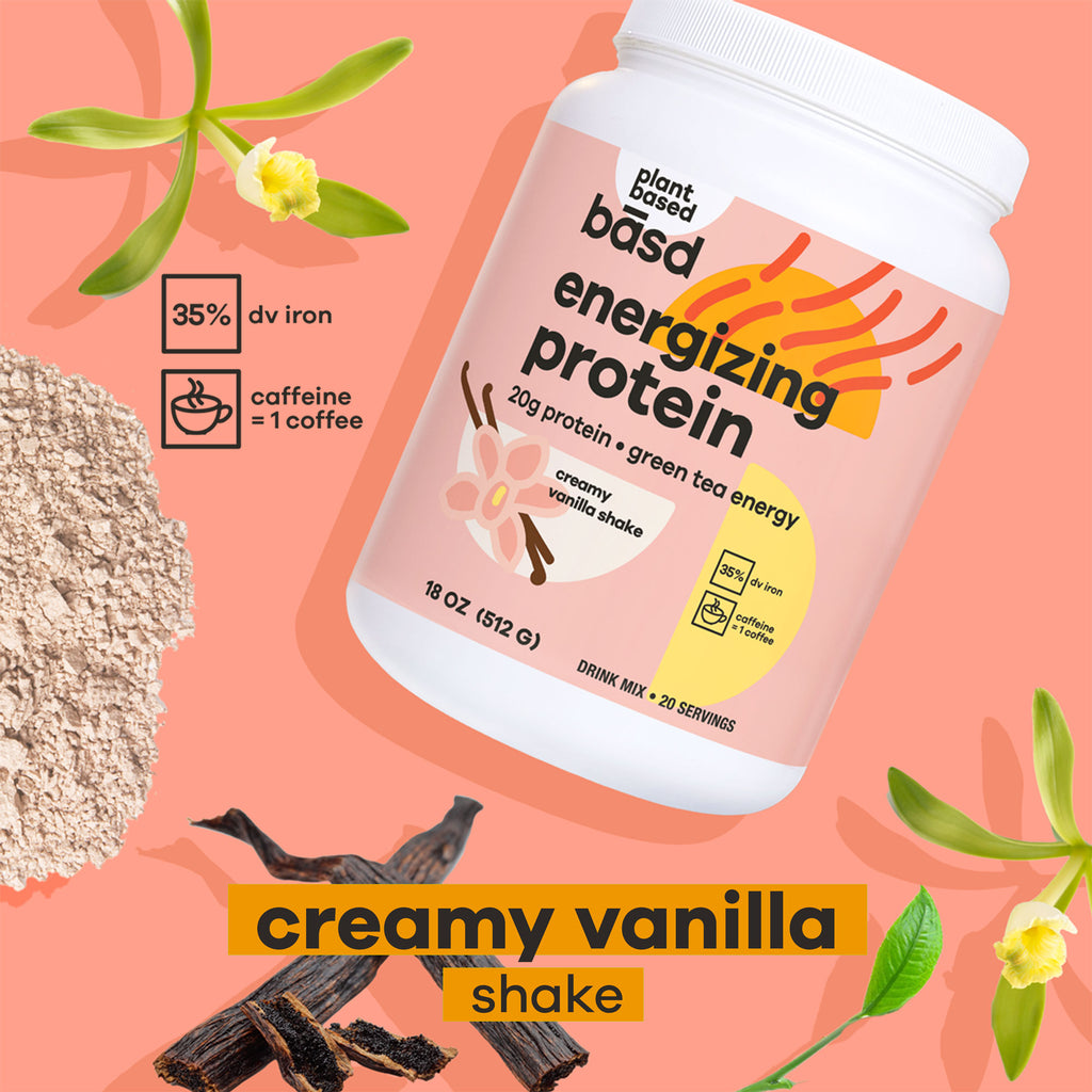 energizing protein creamy vanilla shake 512g